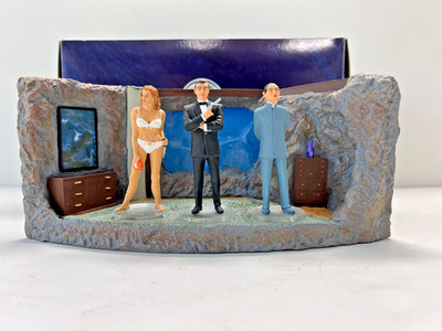 A Special Edition Diorama Set James Bond 007, Dr. No, and Honey Rider by CORGI
