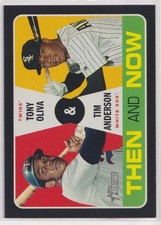 2020 Topps Heritage #TN-10 Tony Oliva / Tim Anderson Then and Now