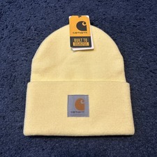 Carhartt Adult Unisex Yellow Knit Cuffed Beanie NEW