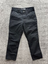 Carhartt Rugged Flex Relaxed Fit Duck Utility Work Pants Black Mens Size 33 x 32