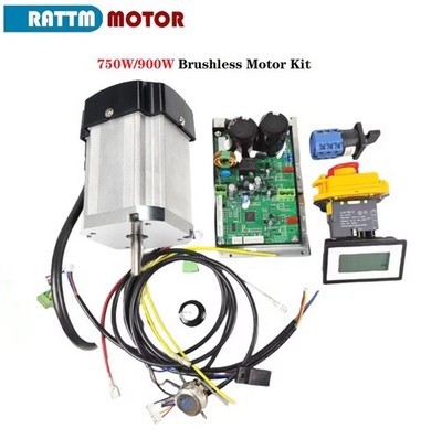 750W/900W Lathe DC Brushless Motor Kit 220V For CD/WM-210V Lathe Machine Part