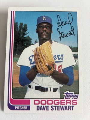 1982 Topps Dave Stewart #213