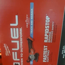 Milwaukee 2882-20 4-1/2" 18V Angle Grinder - Red