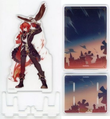 Genshin Impact Diluc Acrylic Smartphone Stand Very Good Japan Import