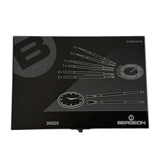 Bergeon 30020 Hand Lever Tools Set in Compact Box, Watchmaker Precision Kit