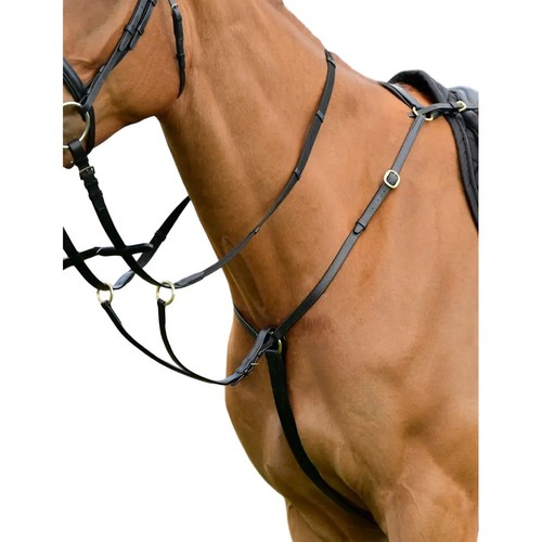 Attache Martingale De Course CWD En Cuir Marron - Taille 17 (sur Photo) - Occasion