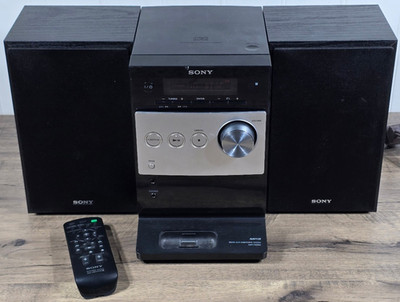 Sony HiFi Stereo System HCD-FX300i CD Player iPod AM/FM with speakers SS-CFX200