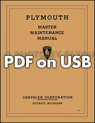 1934 1935 1936 Plymouth Atelier Manuel Sur USB Réparation Service Pe Pf Pfxx Pg - Photo 1/3