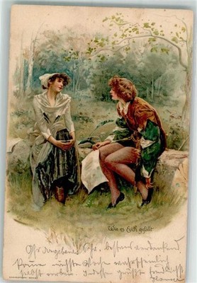 39628644 - as you like it young couple sitting in classic walks with