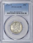 1908-O BARBER QUARTER PCGS AU58 NICE WHITE LUSTER