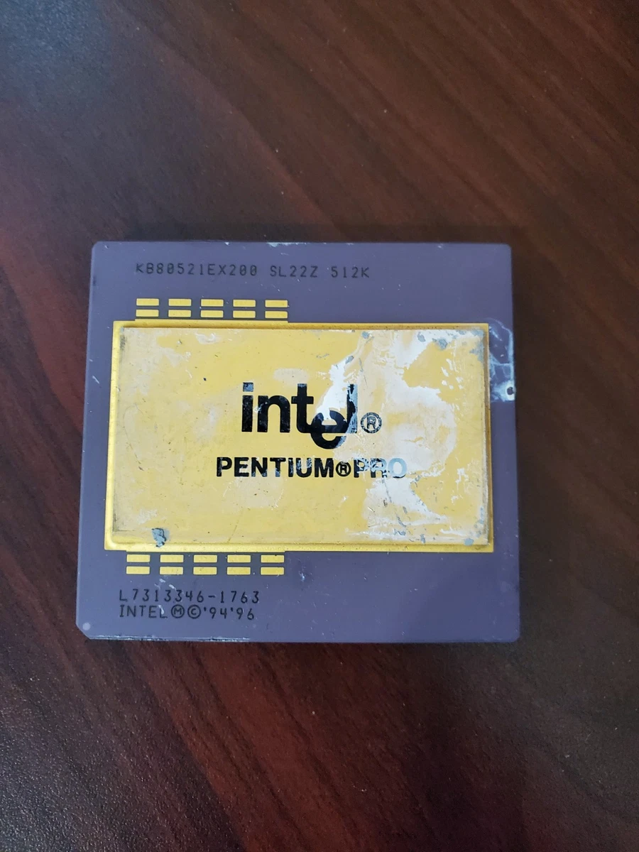 Intel Pentium Pro Computer Processors (CPUs) 200 MHz Bus Speed for