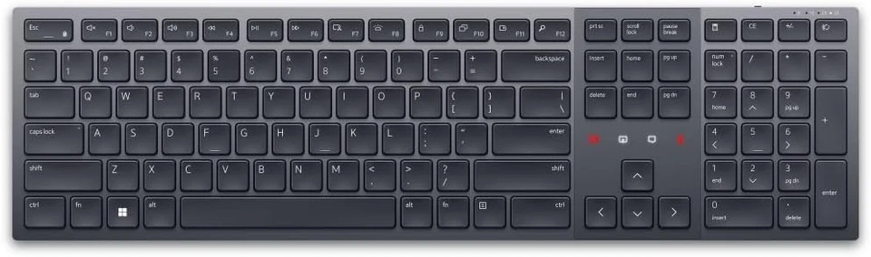 DELL KB900 keyboard RF Wireless + Bluetooth QWERTY UK English Graphite - Image 2 of 4