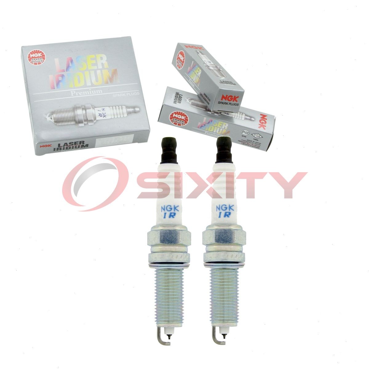2 pc NGK 93815 SILZKR6B10E Laser Iridium Spark Plugs for ZXU20HCR8 XP6203 wt
