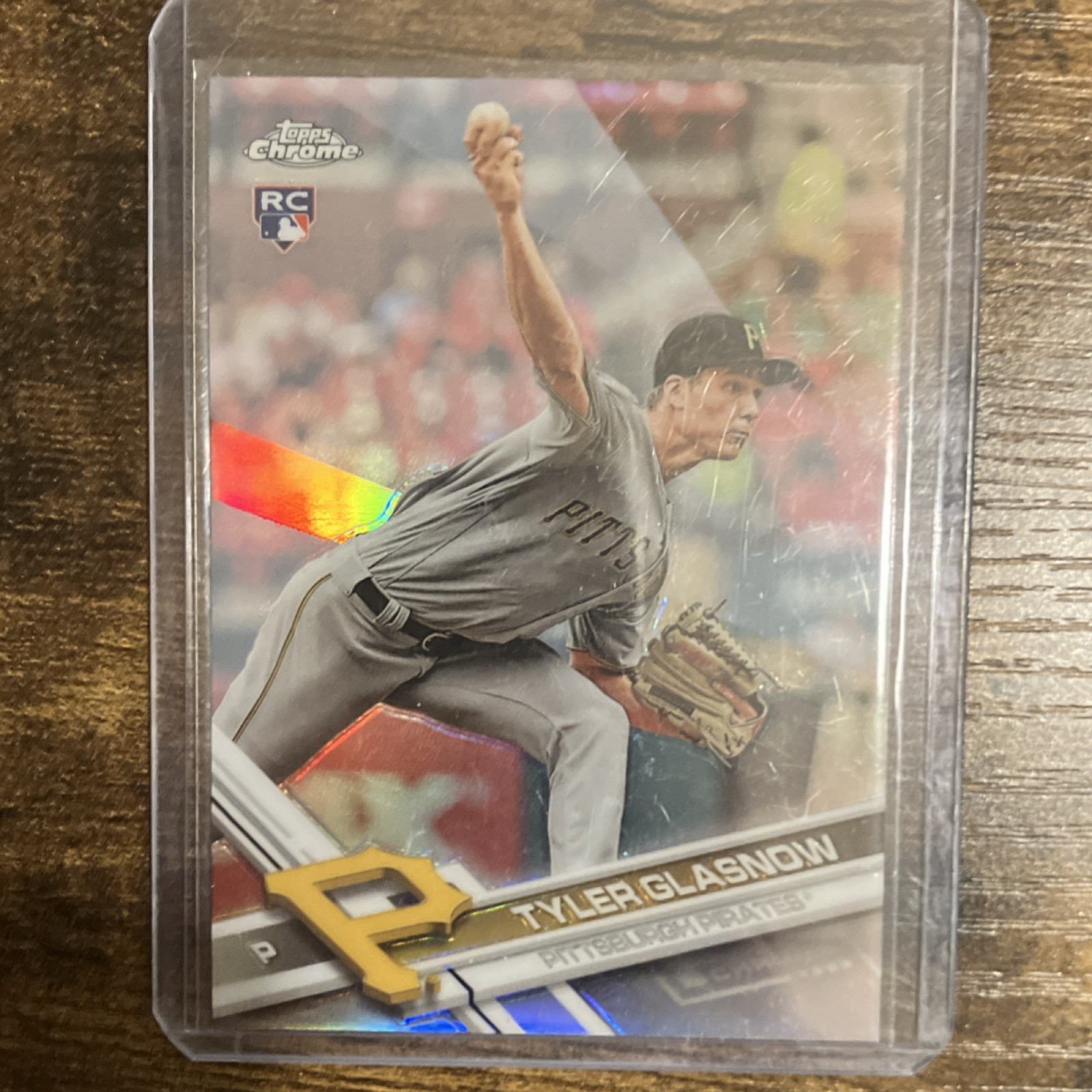 Topps 2017 Chrome Tyler Glasnow Rookie Refractor #189 Pirates Baseball Card