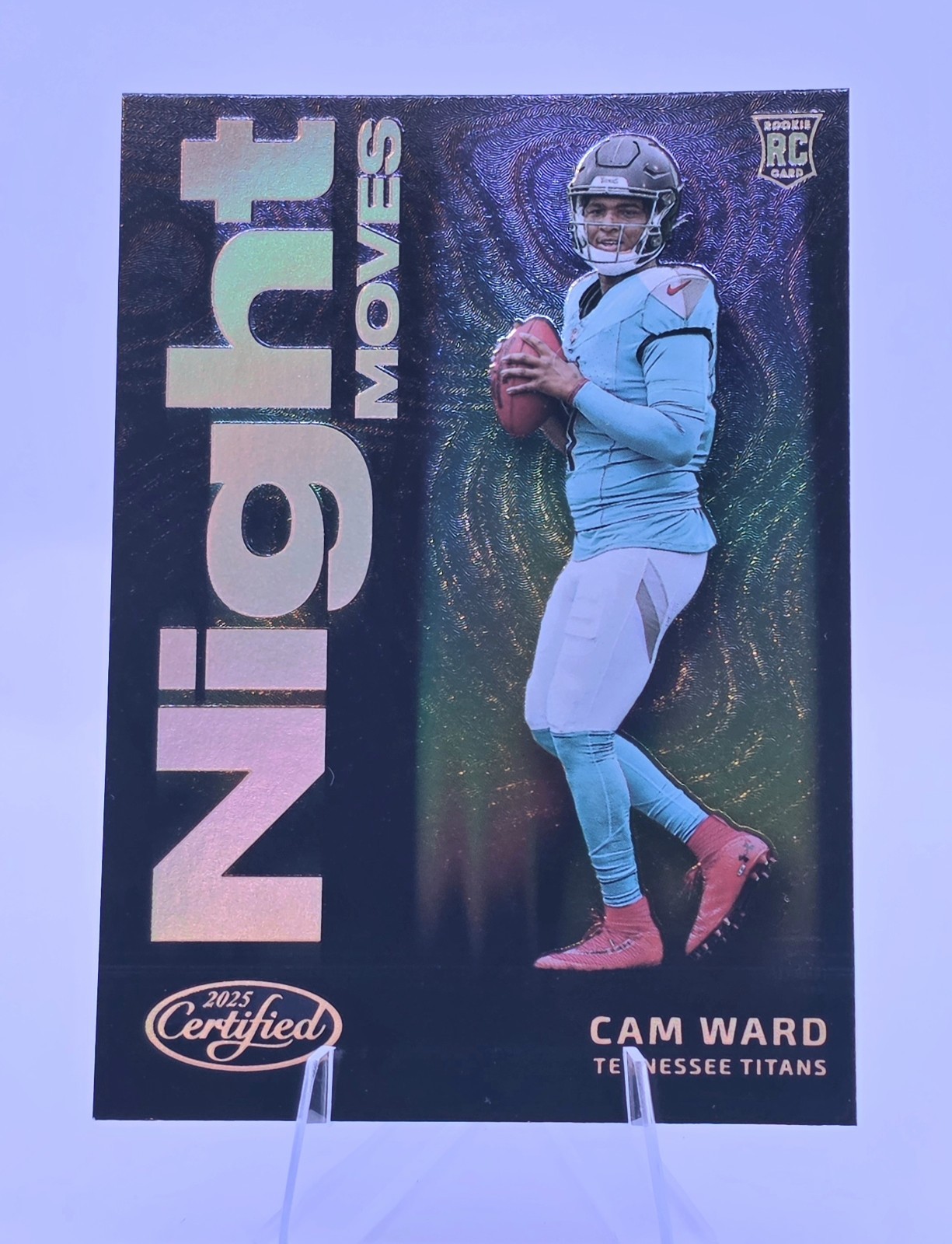 2025 Panini Certified Cam Ward Night Moves Rookie RC Case Hit SSP