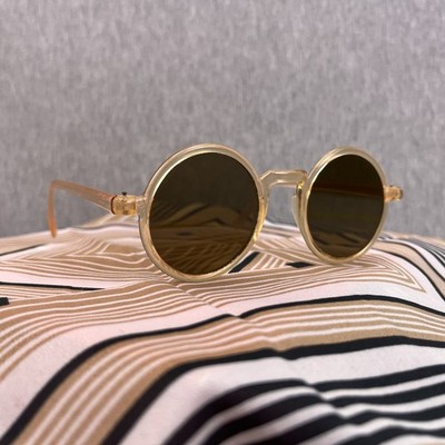 Vintage Willson Round Sunglasses 30s Art Deco Celluloid Translucent Made In USA