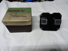 Vintage Sawyers View-Master 3D Viewer Bakelite Black Original 1950s Stereoscope