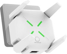 1200Mbps WiFi Range Extender Repeater Wireless Amplifier Router Signal Booster