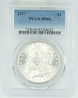 1897 PCGS MS66 Morgan Silver Dollar Blast White