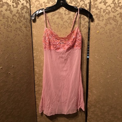 24 HR FLASH SALE! Cosabella Italy Pink Lace Nightgown Slip Dress Size Medium M