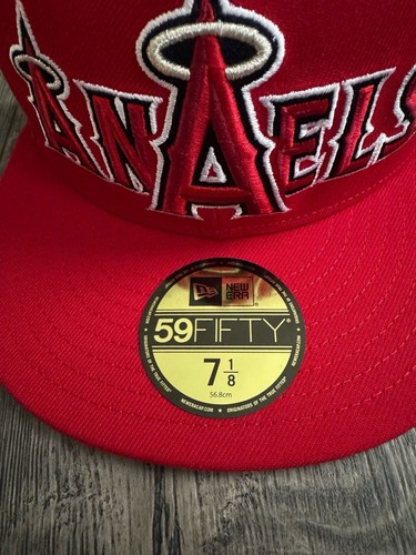 Gorra ajustada New Era Anaheim Angels Overlap 59FIFTY -agotada- ANAELS 🍑 Envío gratuito - Imagen 4 de 4