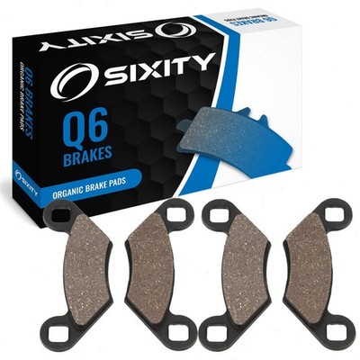 Front Organic Brake Pads 2003-2005 Polaris Sportsman 600 Set Full Kit 4x4 hq