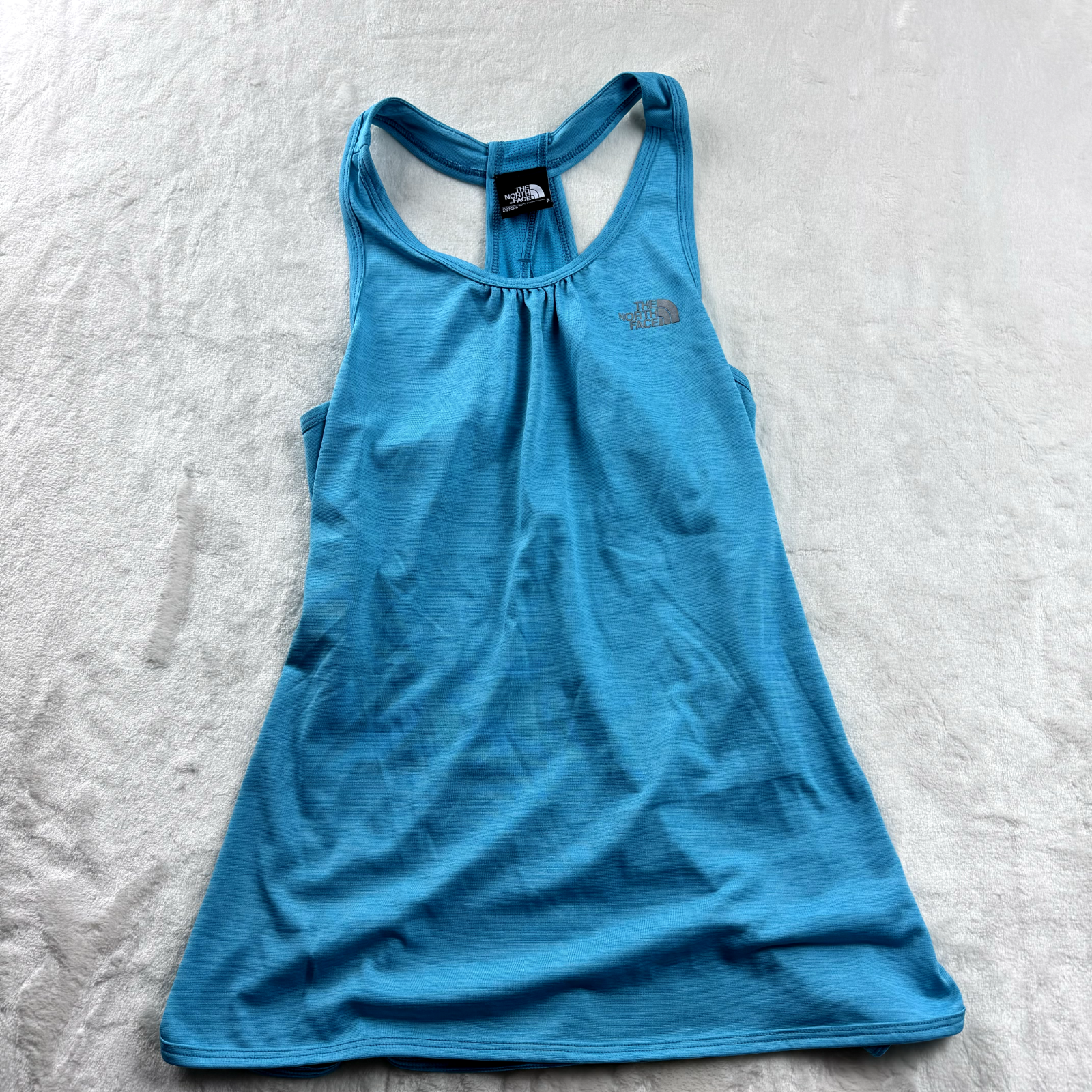 North Face women's blue racerback tank top size S pullover