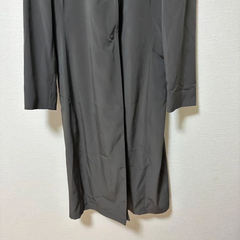 Manteau long printemps gris anthracite GIORGIO ARMANI fabriqué en Italie... - Photo 3/4