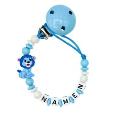 Dummy chains with desired name ? Lion ? personalised ? unisex ? baby ?