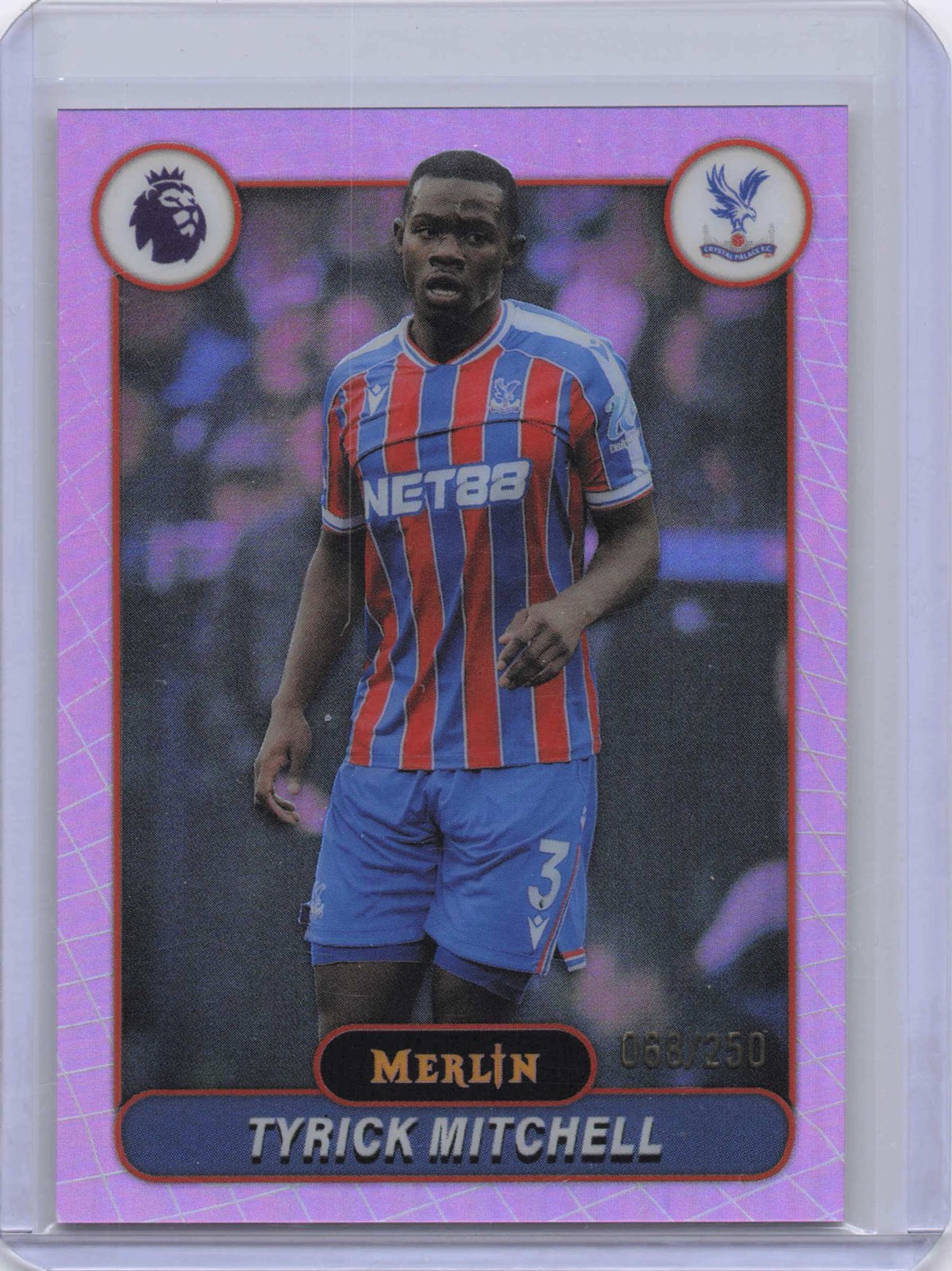 2026 Merlin Premier League #79 Tyrick Mitchell Pink Refractor #/250