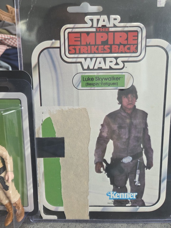 Luke Skywalker Hoth Figure And Backing Card Esb Star Wars Vintage | eBay UK