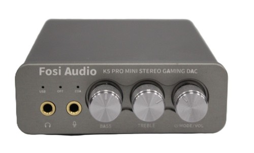 Fosi Audio K5 Pro Gaming DAC Headphone Amplifier Mini Hi-Fi Stereo Digital-to-Analog Audio Converter USB Type C/Optical/Coaxial To RCA/3.5MM AUX For PS5/PC/MAC/Computer - View #7