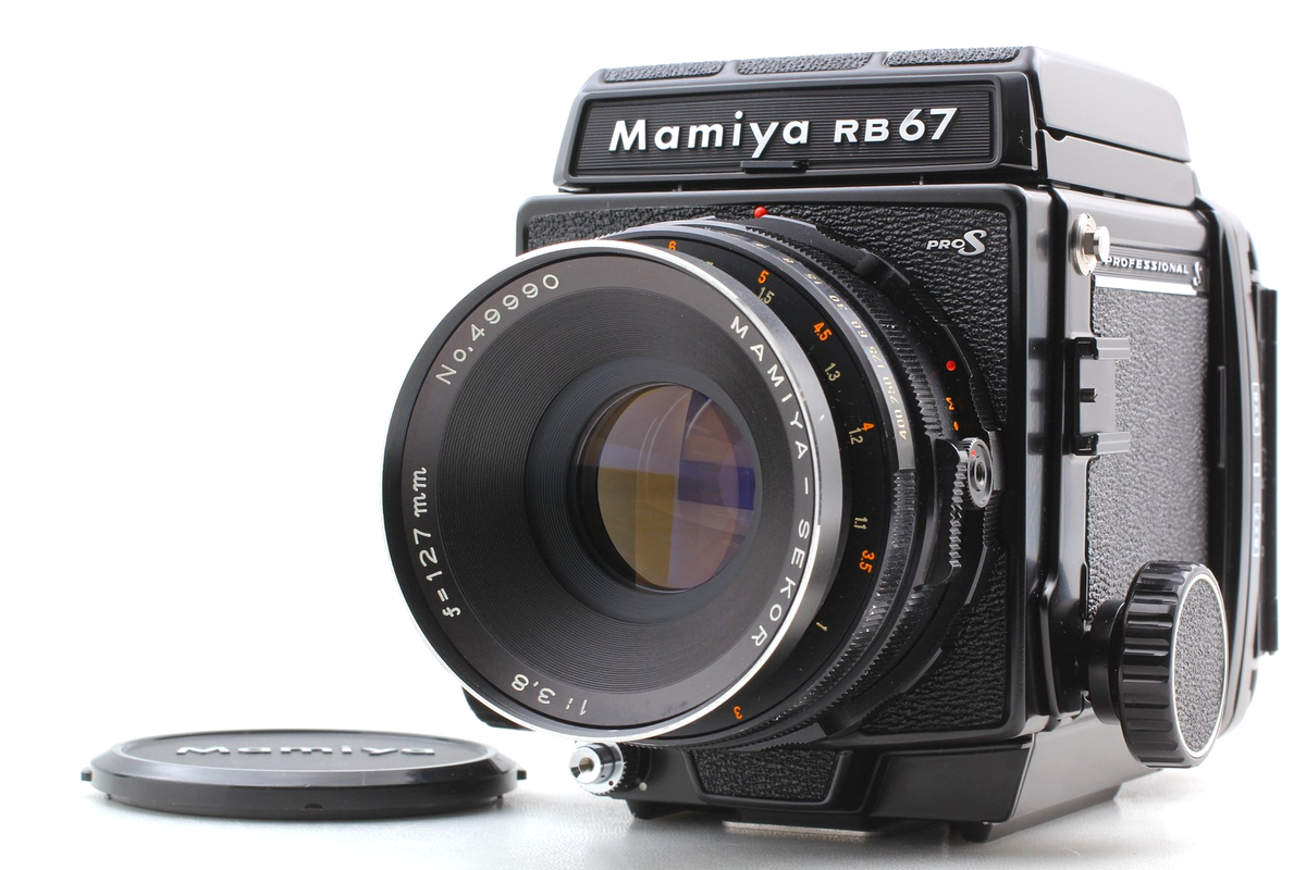 N MINT] Mamiya RB67 Pro S Film Camera Sekor 127mm f3.8 Lens 120