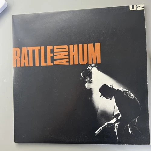 U2 Rattle And Hum 2xLP 1988 UK Vinyl Island Records U27 EX/NM