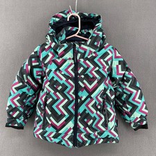 Kamik Kids Winter Snow Jacket 24mos/2y Blue Purple Geometric Print Style V66856