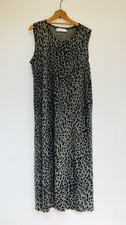 ZIMMERMANN Leopard Print Linen Jersey Tank Dress Ladies SIze 1 Great Condition