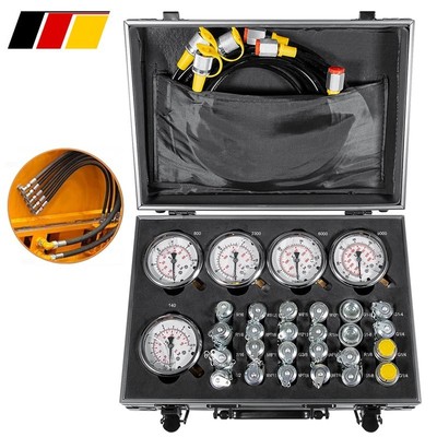 60P Hydraulic Pressure Test Kit for Caterpillar Case John Deere Komatsu Bobcat