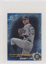 2017 Bowman Chrome Minis Prospects Blue Shimmer Refractor Dakota Chalmers 1b8