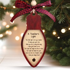 Teacher Ornament - Teacher Christmas Ornament - Teachers Gifts for Women - Te...