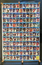 1989-90 OPC HOCKEY UNCUT SHEET COMPLETE SET OF 3 With Box SAKIC ROOKIE + Gretzky