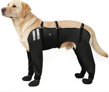 COODEO Waterproof Dog Socks, Non-Slip Paw Protection for All Weather (Black, M)