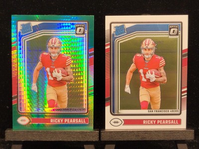 2024 Panini Donruss Optic - Rated Rookie Ricky Pearsall #284 Green Hyper & Base