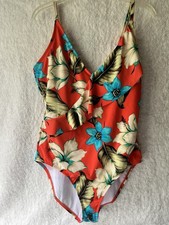 Jantzen One Piece Floral Swimsuit Size 16