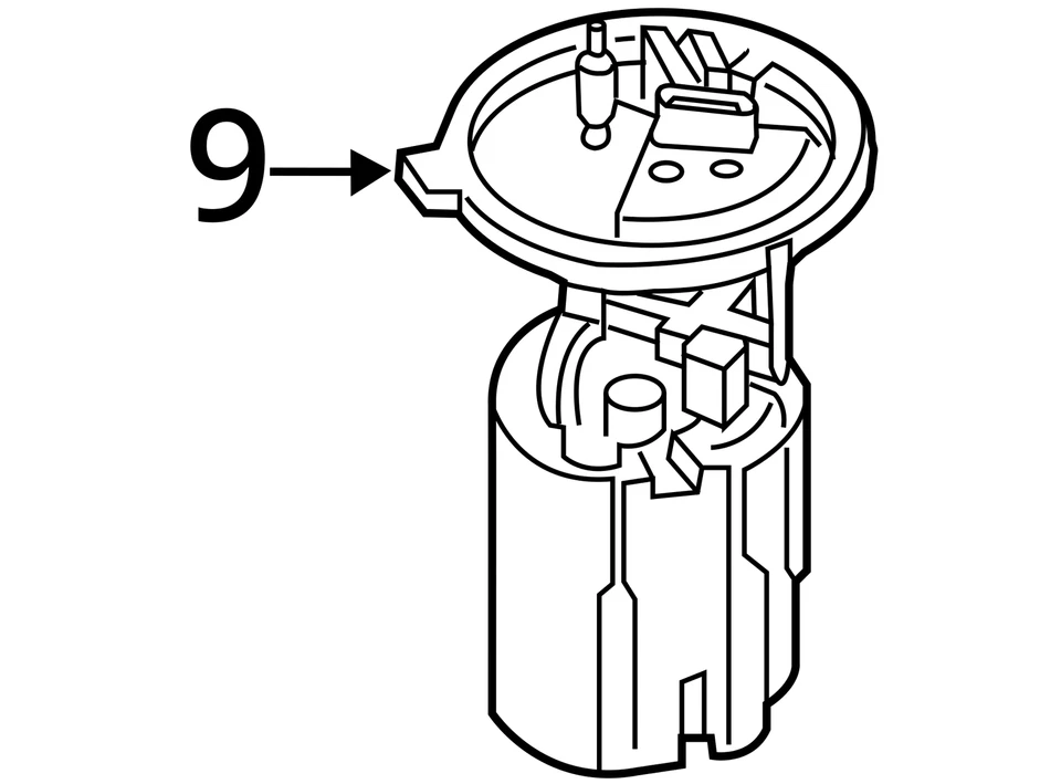 2021 Jeep Renegade Fuel Pump Assembly 1.3L 4WD Used 33K Miles OEM - Image 4 of 4