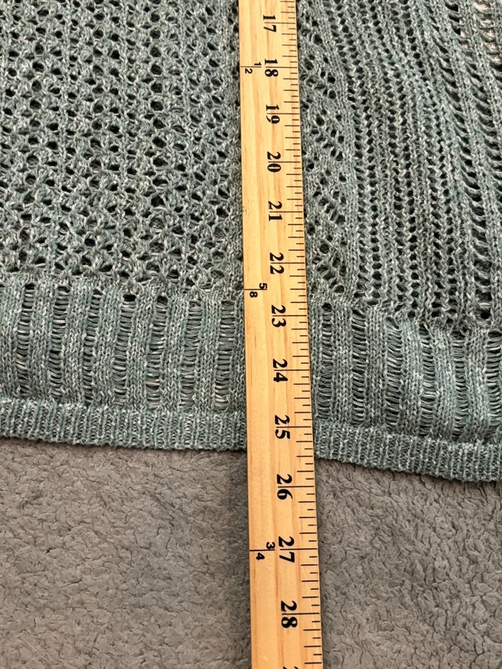 Suéter Chicos Talla 1 Mediano Turquesa Manga Larga Pullover Tejido Abierto Informal Foto 4 de 4