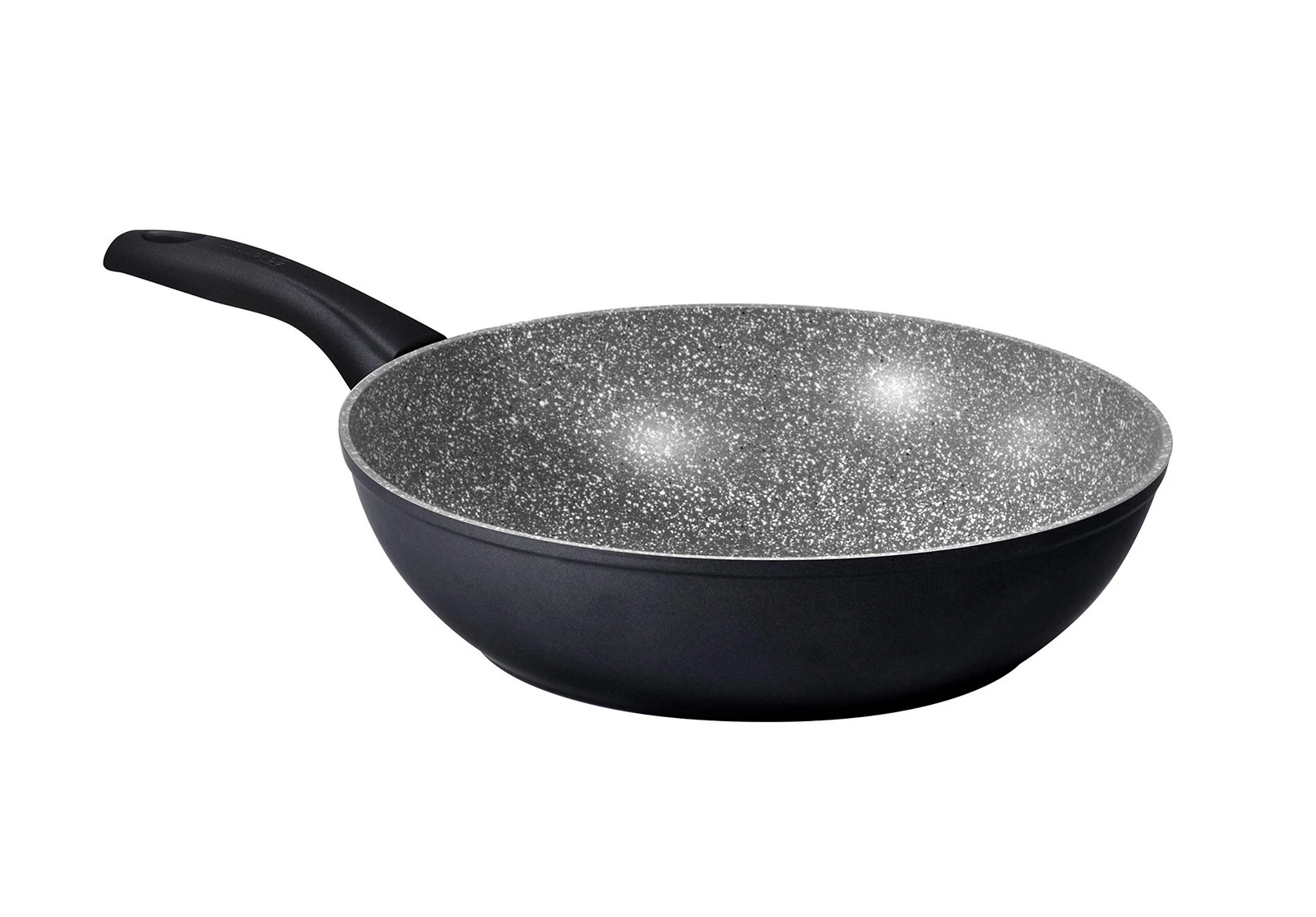 Black Pearl Induction Wok 28 cm, Induction Suitable, Aluminium