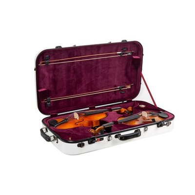 Crossrock with TSA Lock 15~16.5'' Viola, one 4/4 Full-Size Violin-White