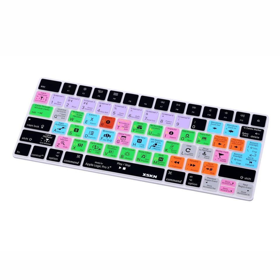 XSKN Logic Pro X Shortcuts Keyboard Cover for Apple Magic Keyboard A1644 US/EU - Image 4 of 4