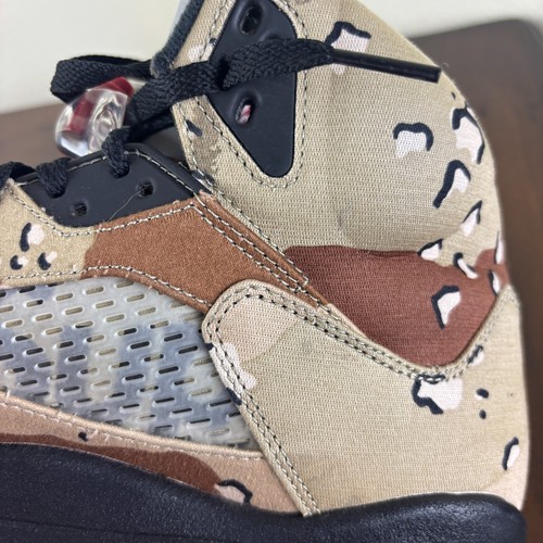 Supreme x Air Jordan 5 Retro Desert Camo 2015 - Size 10.5 - 824371 201 - Picture 20 of 24