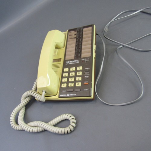 Vintage GE 32 Memory One Touch Dialing Telephone General Electric 2-9285B Phone - Zdjęcie 2 z 8